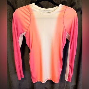 Lucky in Love Gradient Pink and White Top